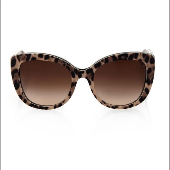 Dolce & Gabbana Accessories - NEW DOLCE AND GABBANA LEOPARD CAT EYE SUNGLASSES